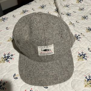 Woolrich Wool 6-panel hat w/ leather strap.